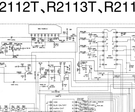 长虹r2112t+r2113t+r2115t电视机电路图纸