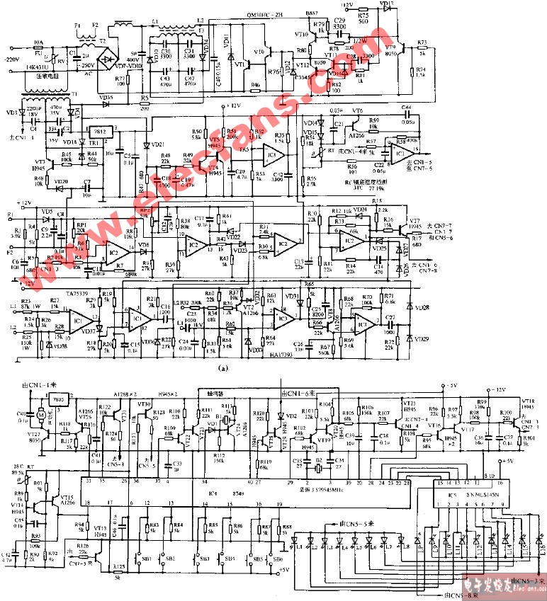 速普乐SPL-10A电磁炉电路图