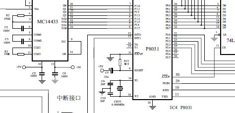 zy-2自动计数电子秤电路图