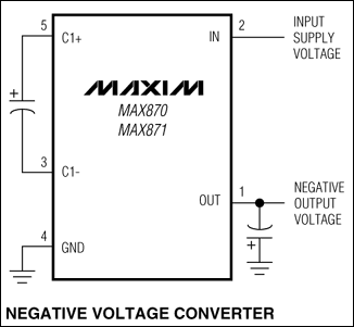 MAX870,MAX871:典型工作电路