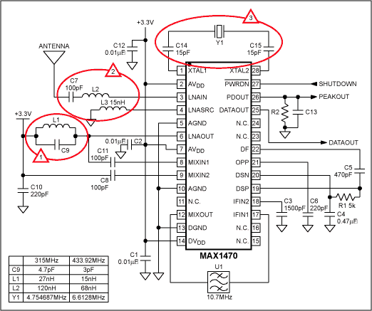 Figure 1. MAX1470 typical circuit.