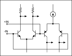 Figure 4. Bipolar op amp input stage.