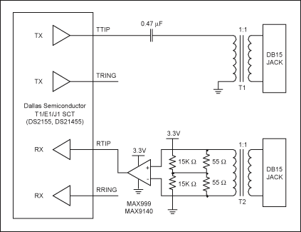 Figure 5. Illustration of a network interface circuit.