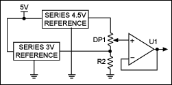 Figure 2. Alternate design features two voltage references.