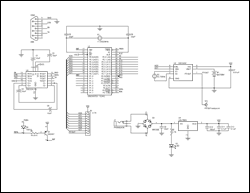 图1. DS1340和微控制器电路示意图