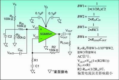 图2：接电容C2来旁路AC信号，提高AC的电源抑制。
