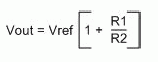  Equation 1. VOUT Formula.