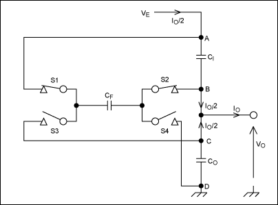 Figure 2. The voltage-splitter topology can be regarded as an inverter or a doubler.