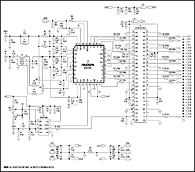 Figure 1a. MAX1448 EV kit circuit schematic.