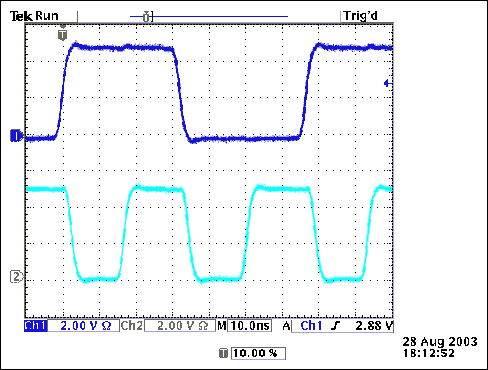 Figure 2. The Figure 1 circuit doubles a 15MHz input frequency+ to 30MHz.