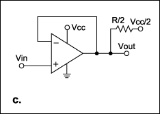 Figure 1c. A Thevenin-equivalent circuit aids analysis.