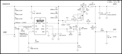 Figure 2. Schematic of the LED driver reference design.
