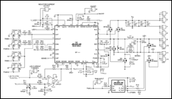 Figure 2. Schematic of the LED driver board.