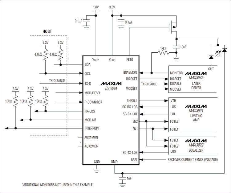 DS1862A：典型工作电路