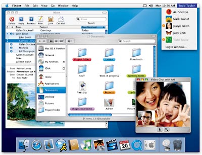 Mac OS X Panther操作系统屏幕截图