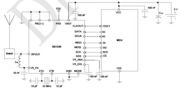 MCU模式应用电路图