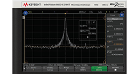 使用3000T X系列示波器进行FFT和脉冲的射频参数测量