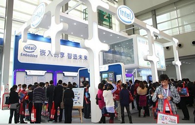 IIC-China上Intel展位景象