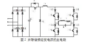 图2 并联谐振逆变电源的主电路