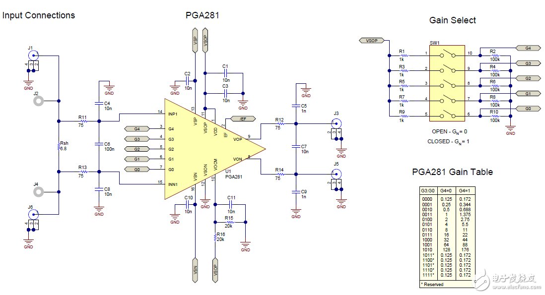 高侧电流感测参考设计电路图- 电工基础电路图