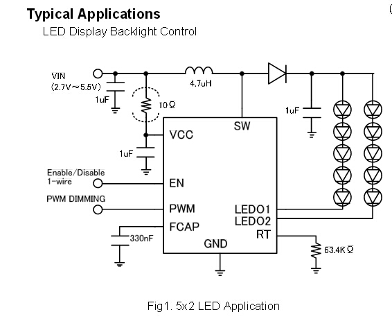LV52207XA 双通道可调恒流源LED驱动器