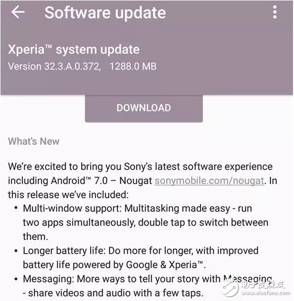 喜大普奔!索尼Xperia Z5系列升级安卓7.0系统 