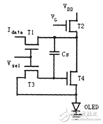 电流控制带阈值电压补偿的模拟驱动电路