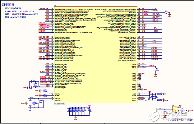 STM32_F4VET6--核心板原理图