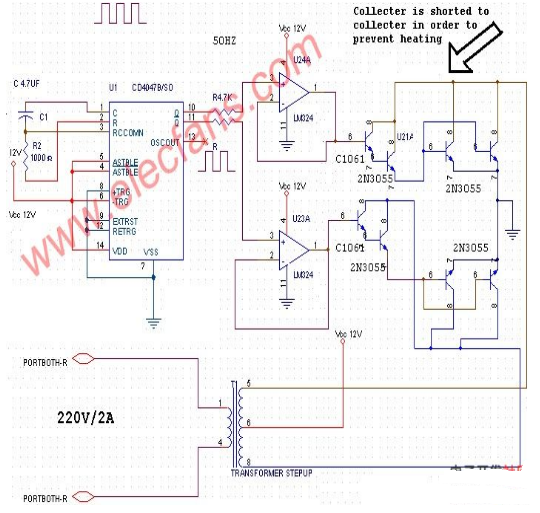 升压器12v升220v电路图（七款电路原理图详解）
