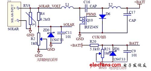 电压采样电路和CUK 电路