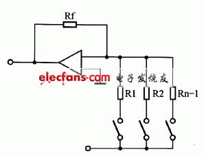 图3 权电阻型D/A转换器