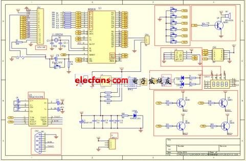 自制STC单片机开发板电路图