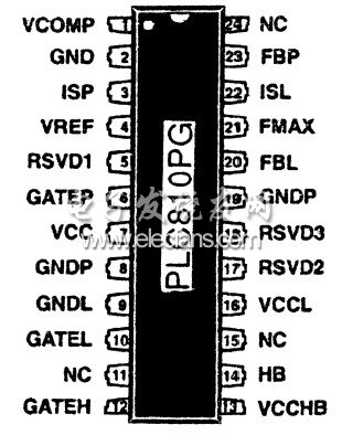 PLC810PG引脚图