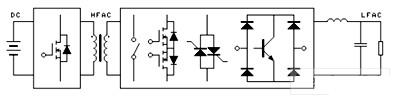 高频脉冲交流环节逆变器电路结构