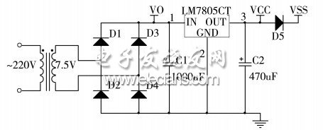 图3 降压整流滤波电路