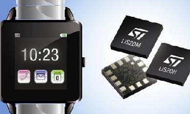 ST推出微型封装三轴加速度计芯片LIS2DH