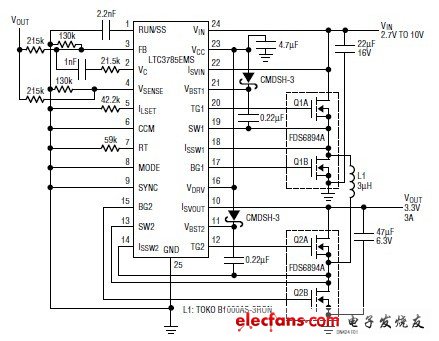 降压升压型控制器简化手持式产品的DC/DC转换器设计