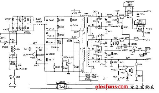 A3,A6机芯开关电源电路分析与检修