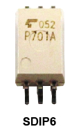IGBT/MOSFET栅极驱动器耦合器产品照片: TLP701A.