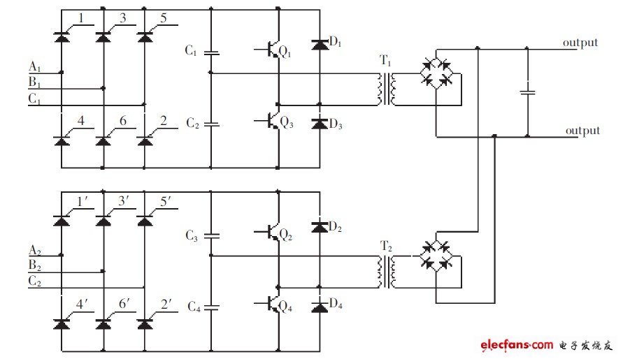 图2 电源主回路原理图