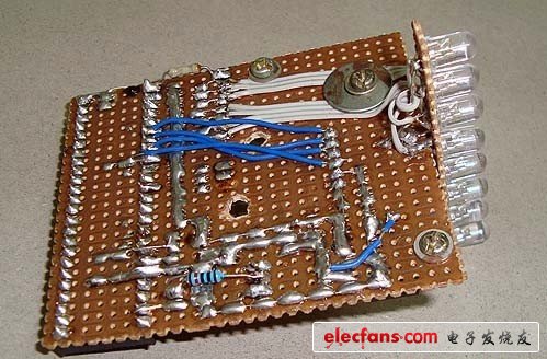 上焊上元件 - 工程师电子制作故事:旋转LED制