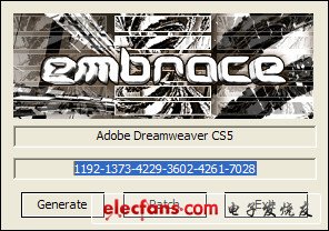 Adobe dreamweaver cs5 序列号注册机-电子电