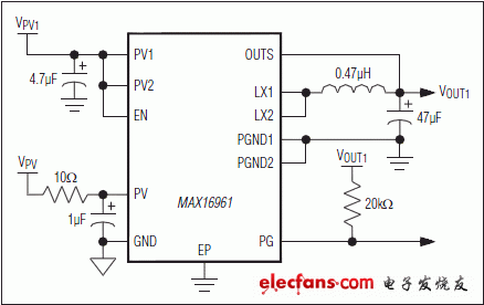 MAX16961：典型应用电路