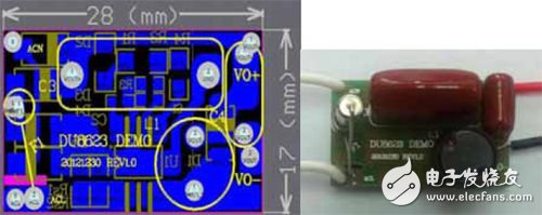 基于DU8623芯片的无电解电容3W非隔离球泡灯方案（电子工程专辑）