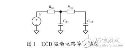 图1 CCD驱动电路等效模型