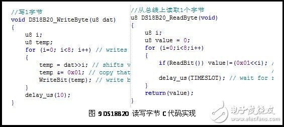 DS18B20读写字代码实现