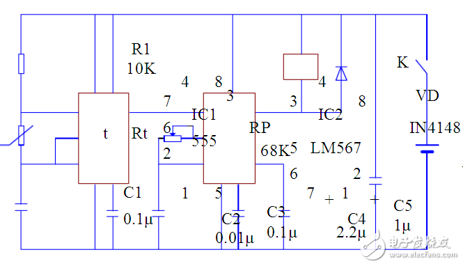 电路图天天读（17）：几种采用555时基控制电路分析