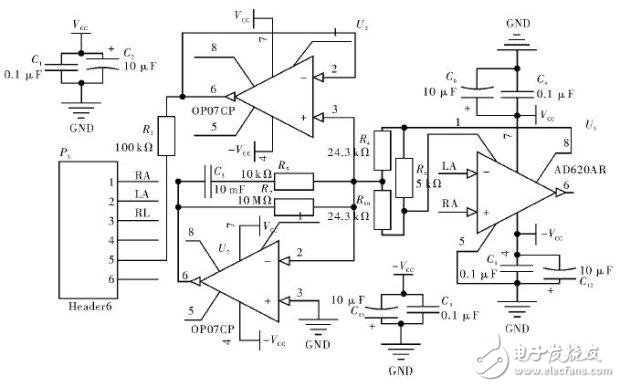 采用STM32的心电采集系统电路设计