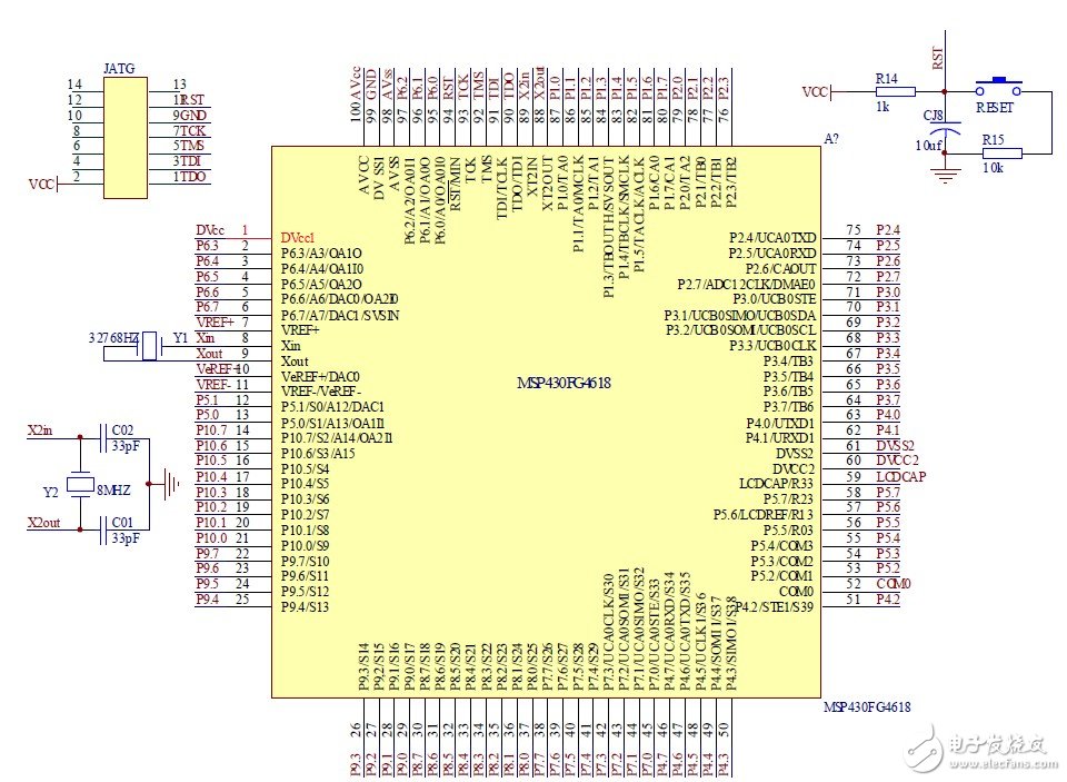 ZigBee无线呼叫系统硬件电路 —电路图天天读（177）
