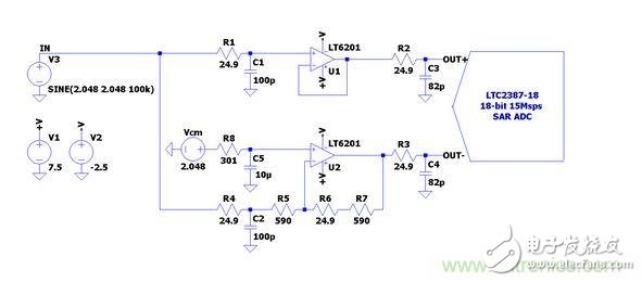 LTC2387-18转换器电路图